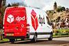 DPD van on the road