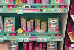 Glow Hub products on shelves in Superdrug